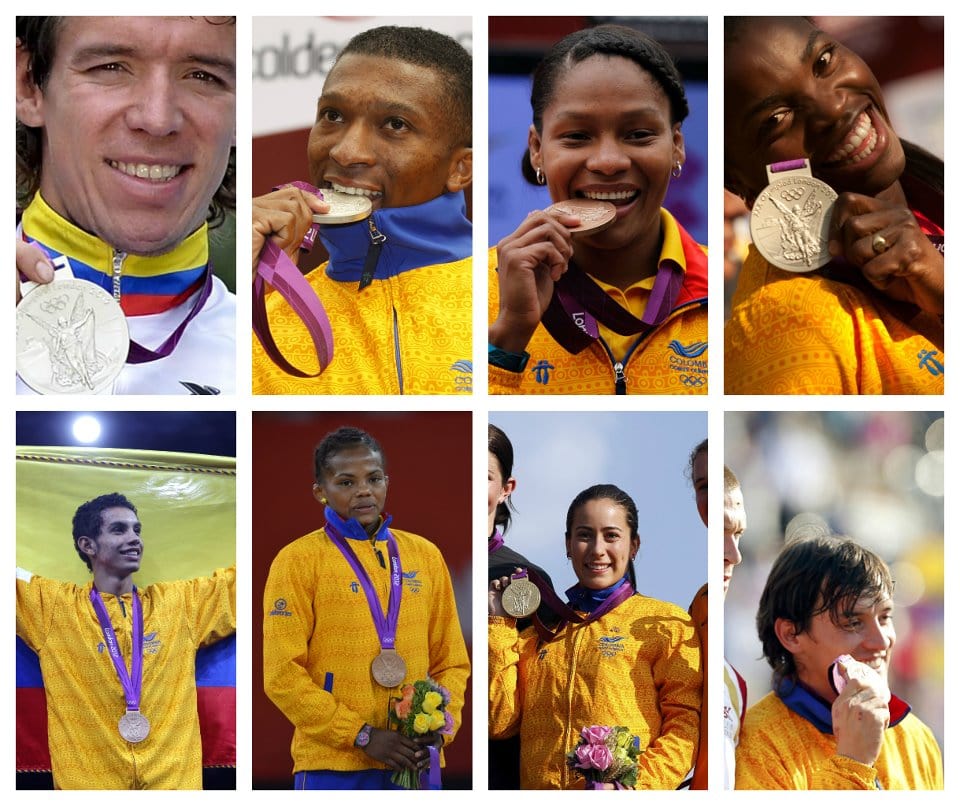 Medallistas colombianos Londres 2012