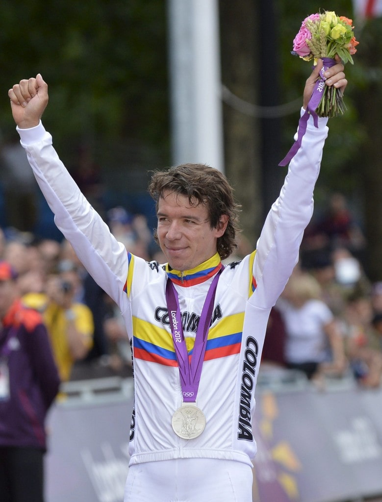Rigoberto Uran, medalla de plata en ciclismo