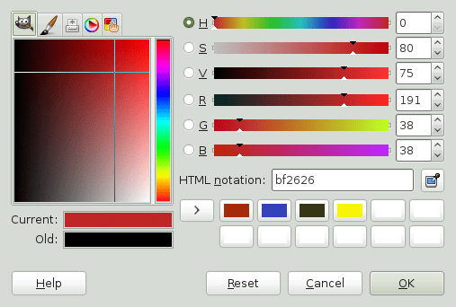 Gimp Color select