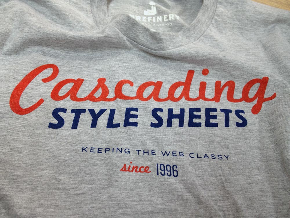 Camiseta CSS, Tshirt CSS Cascade style sheet
