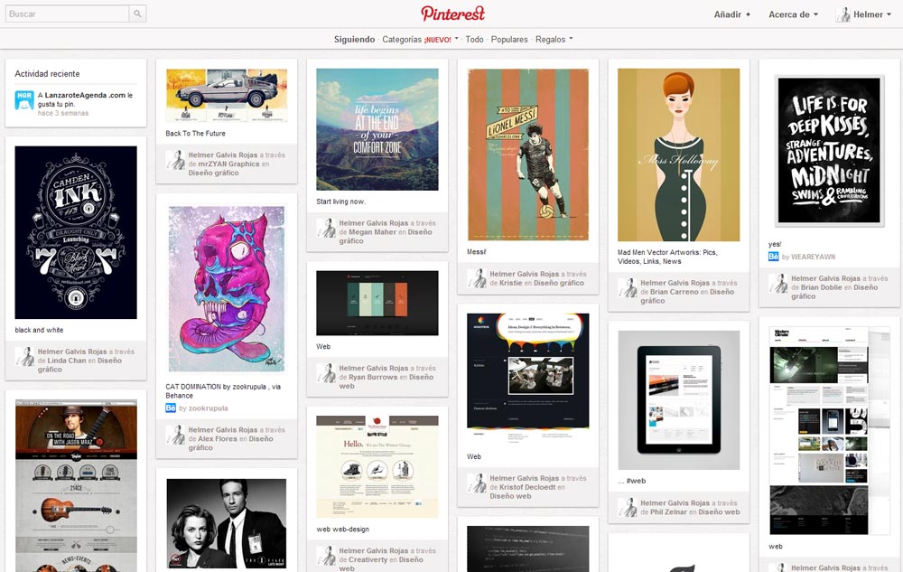 Pinterest, esa exquisita red social